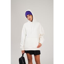 Kapüşonlu Baskısız Sweatshirt