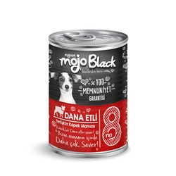 mydog mojo black chunk parça dana etli köpek konservesi 400 gr 