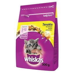 Whiskas Junior Tavuklu Yavru Kedi Maması - 300 Gr