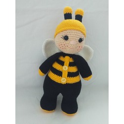 Arı kostümlü bebek 25 cm