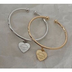 TİFFANY KALP CHARM KELEPÇE