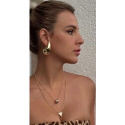 GOLD 7CM BOTTEGA KÜPE 
