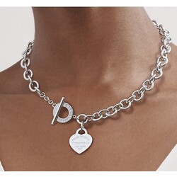 TİFFANY KALP CHARM KOLYE