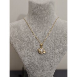 Gold Gezegen Kolye