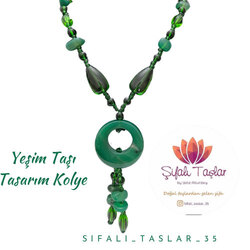 Yeşim Taşı Tasarım Kolye