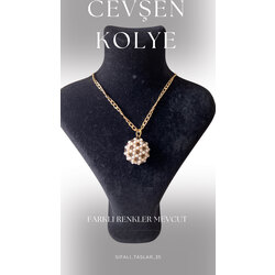 Cevşen Kolye Beyaz