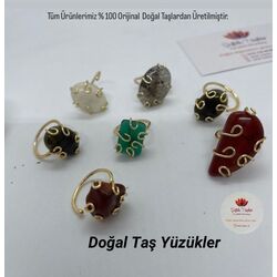 Doğal taş yüzükler 