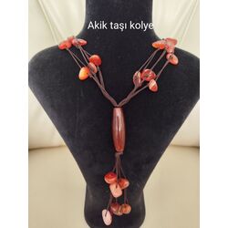 Akik taşı kolye 