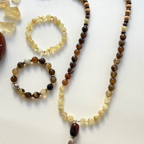 Boho Kolye - Bileklik Set