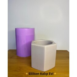 Sekizgen Kutu Silikon Kalıp