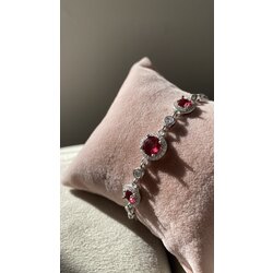 KIRMIZI TAŞLI BİLEKLİK