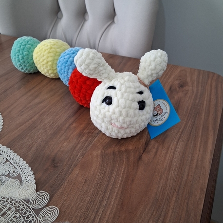 Amigurumi Solucan | Örgü Solucan | Çocuk Oyuncağı