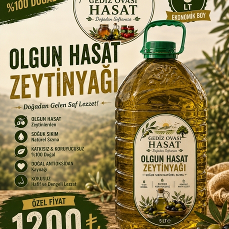 Olgun Hasat Zeytinyağı 50 lt Kampanyası 