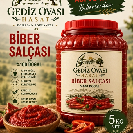 Hayat Usulü Biber Salçası 