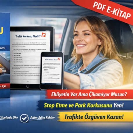 Trafik Korkusunu Yenme – Güvenli Sürüş E-Kitabı (PDF)