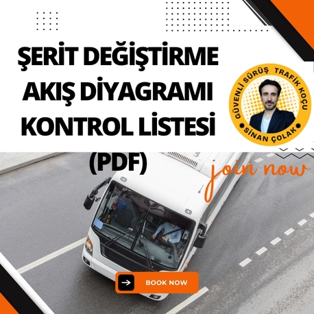 Şerit Değiştirme Akış Diyagramı KONTROL LİSTESİ – PDF (Sinan Çolak Hazırladı)