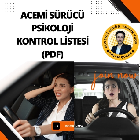 Acemi Sürücü Psikoloji KONTROL LİSTESİ Mini PDF (Sinan Çolak Hazırladı)