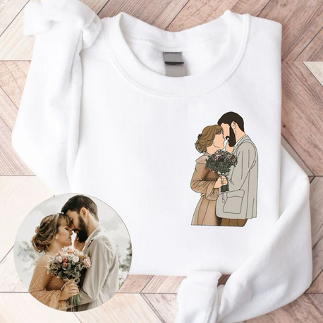 Resim Nakışlı Sweatshirt