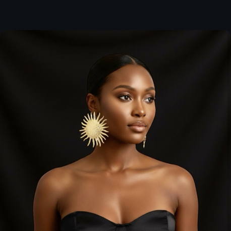 Solar Empress Earrings By Erdal Güvenç