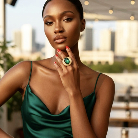 Emerald Empress Ring 