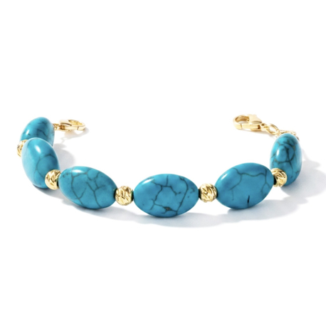 TURQUOISE GOLD BRACELET