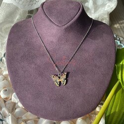Zirkon Silver Kelebek Kolye ✨