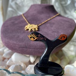 Çelik Gold Küpeli Set ✨