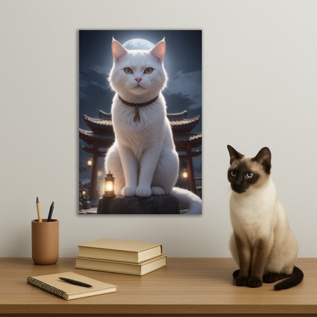 Japanese White Cat