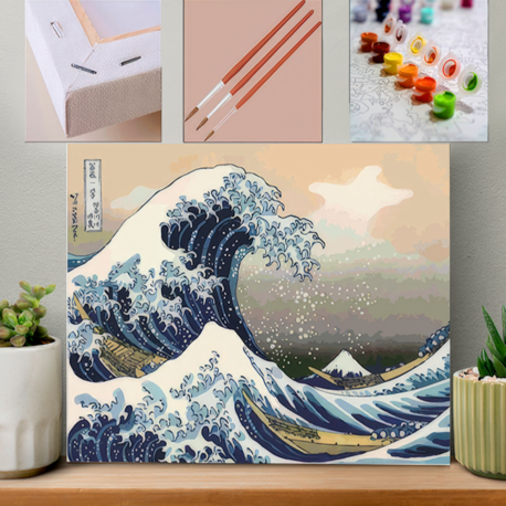 The Great Wave off Kanagawa - Tablo Boyama Seti