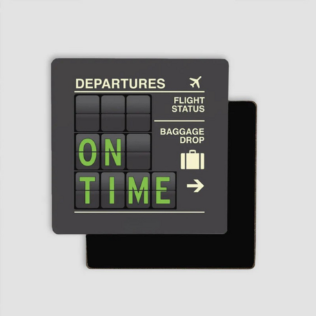 Buzdolabı Mıknatısı - On Time