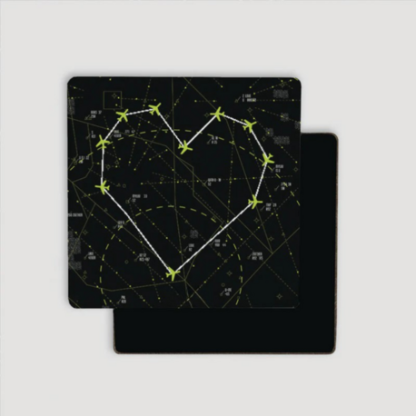 Buzdolabı Mıknatısı - Heart Route