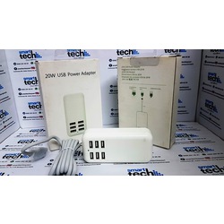 6-Port USB girişli masaüstü ve seyahat şarj cihazı