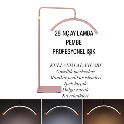 28 İNÇ AY LAMBA •PEMBE•