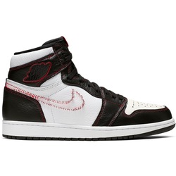 Jordan 1 Retro High Defiant White Black Gym Red
