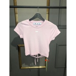 Off-White Crop Top Bluz