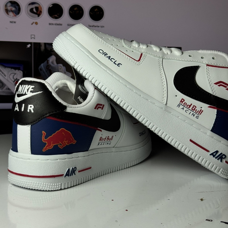 ️ Custom AF1 – Red Bull & Formula 1 Edition