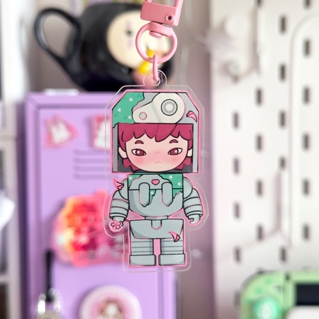 laputa: robot soldier akrilik anahtarlık 