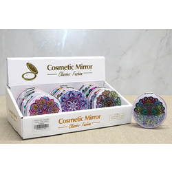 Mandala Desenli Hareketli Sulu El Aynası - Model 5