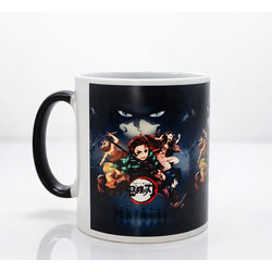 Porselen Renk Değiştiren Demon Slayer Kupa Bardak - Model 2
