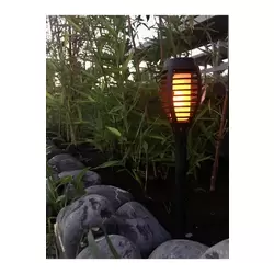 Solar Alev Efektli Bahçe Lambası