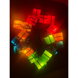 4 Metre 20 Led Pilli 2 Kademeli Hediye Kutusu Led Işık