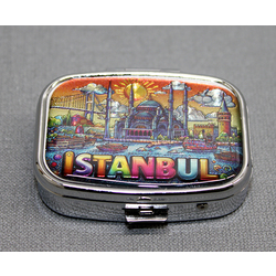İstanbul Temalı İlaç Kutusu - Model 12