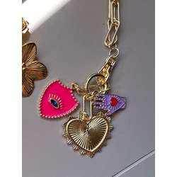 Charm Necklace - Lilac