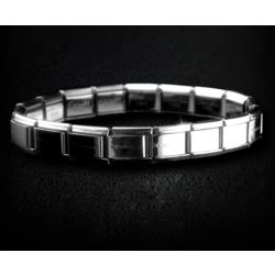 SILVER - Italian Charm Bracelet