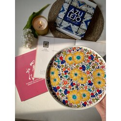 Çiçek tabak 25 cm (ön sipariş)