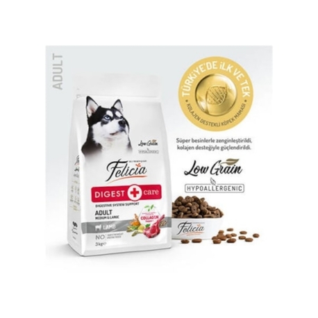 Hypoallergenic Medium Large Kuzulu Düşük Tahıllı Yetişkin Köpek Maması 3 Kg

