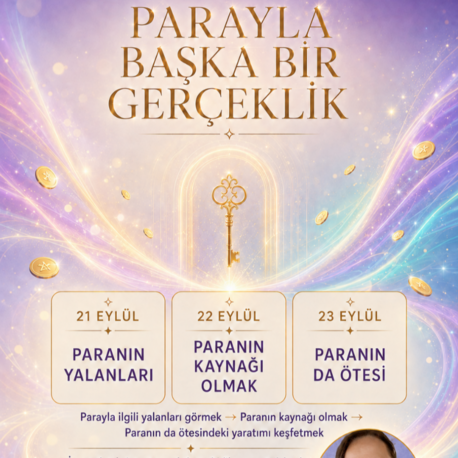 Parayla başka bir gerçeklik - 3 ü 1 arada (kısmi tekrar eden katılımcılar için)