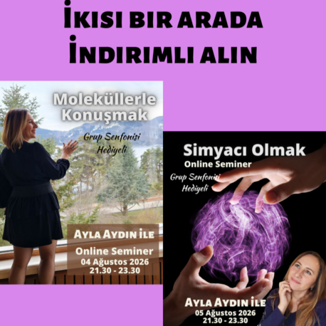 Moleküllerle Konuşmak ve Simyacı olmak birlikte (İlk kez katılım)