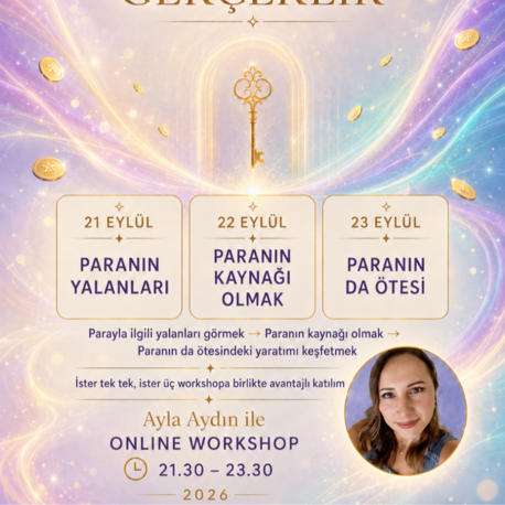 Para Workshoplarından 1 akşam ödemesi için (Tekrar)