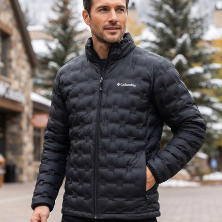 Columbia Siyah Desenli Termal Mont